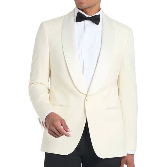 Tommy Hilfiger Men's Solid White Sport Coat in White Size 39R​